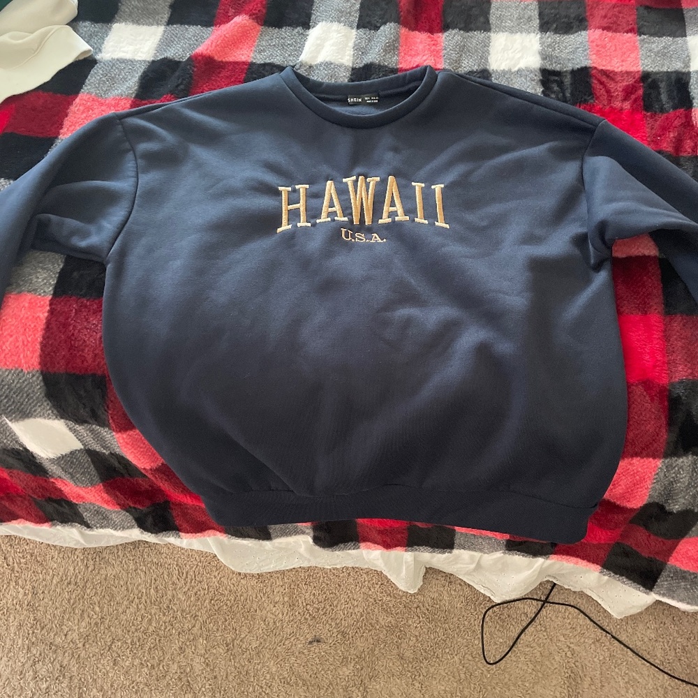 Navy Blue Hawaii Crewneck